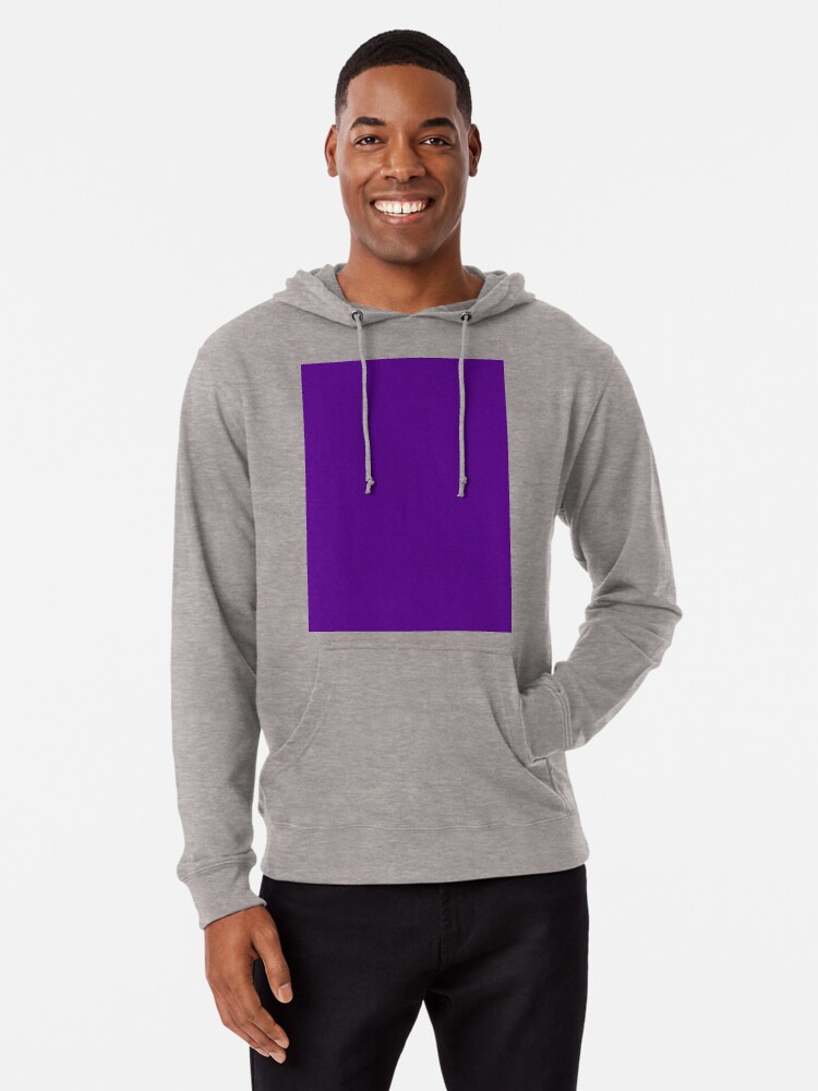 bright purple sweatshirt