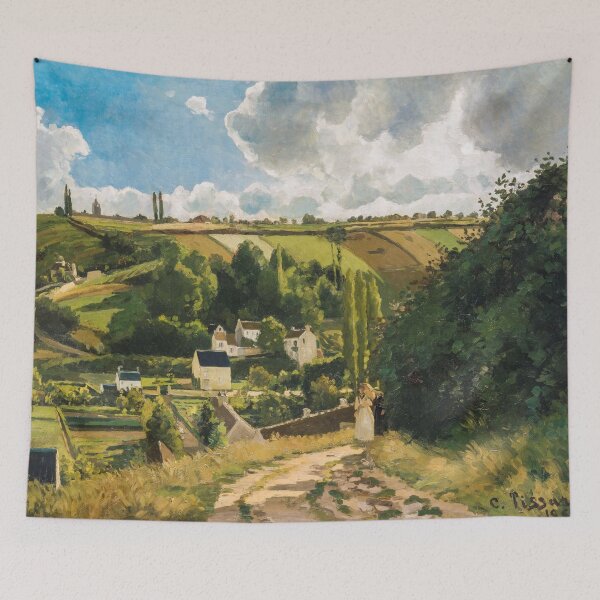 Item preview, Jalais Hill Pontoise - Camille Pisarro Art Prints designed and sold by TheSoulOfArt.
