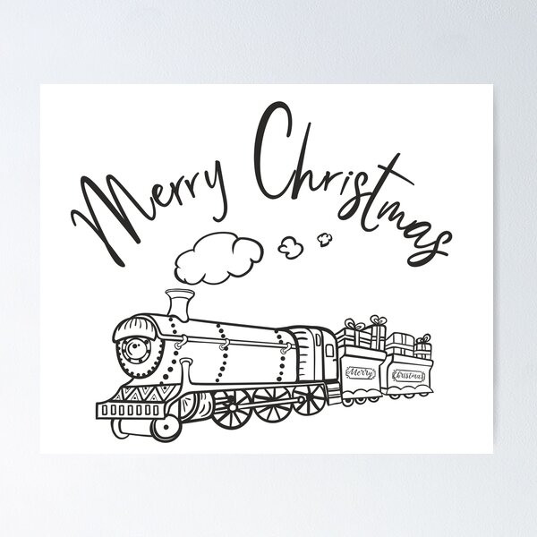 Item preview, Christmas Train designed and sold by camelsvg.