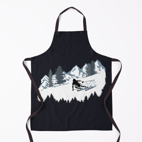 Artikelvorschau, Skifahrer und Berge - Skifahren, Ski entworfen und verkauft von claudiasartwork.