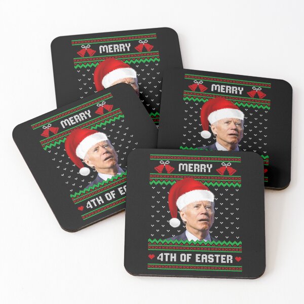 Item preview, Funny Joe Biden Merry 4th Of Easter Ugly Christmas Sweater designed and sold by RosannaArt.