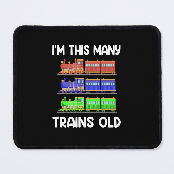 Item preview, Kids 3 Years Birthday I'm This Many Trains Old designed and sold by 1Designology1.