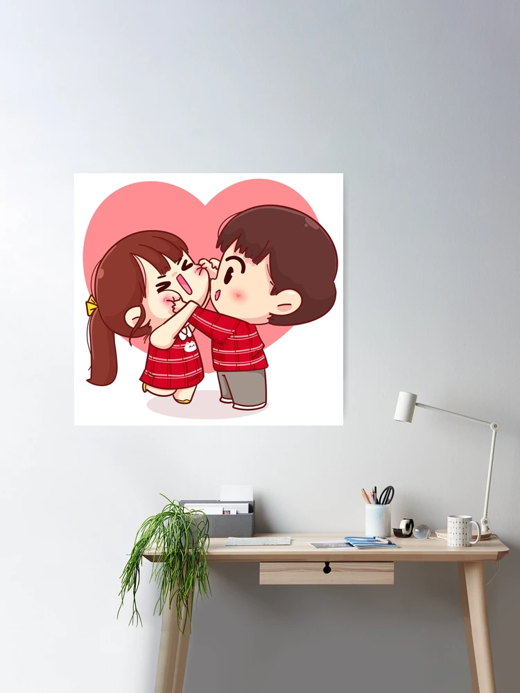 Cute Couple Fall in Love  6 HD Wall Poster For young Boyfriend