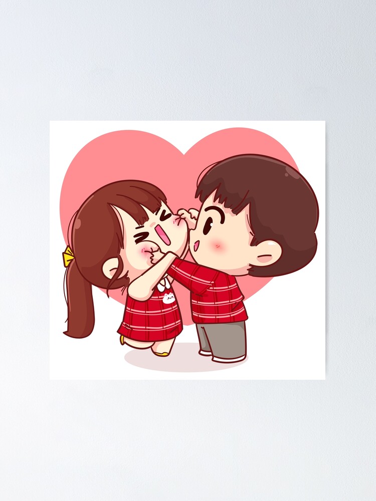 Cute Couple Fall in Love  6 HD Wall Poster For young Boyfriend