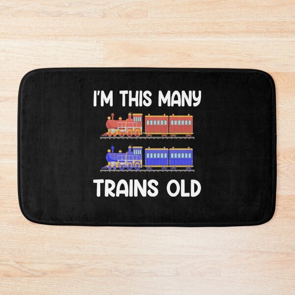 Item preview, Kids 2nd Years Birthday I'm This Many Trains Old designed and sold by 1Designology1.