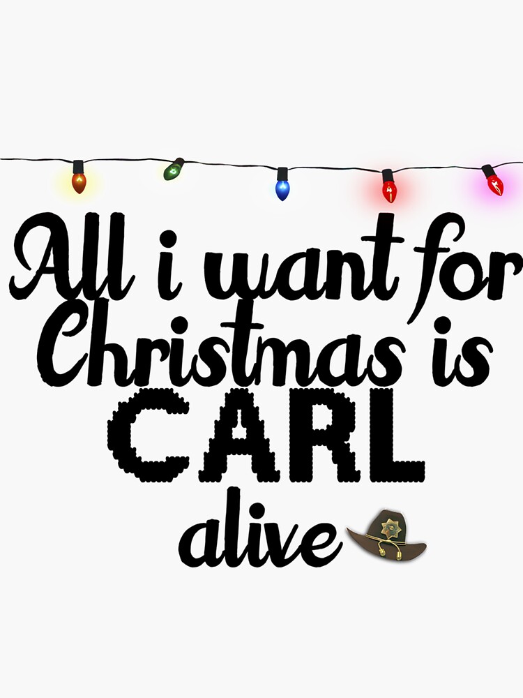 "Carl Grimes " Sticker for Sale by rondelzoddau Redbubble