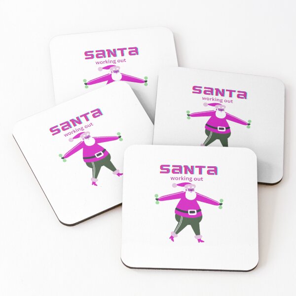 Item preview,     SANTA IS WORKING OUT designed and sold by marie1919.