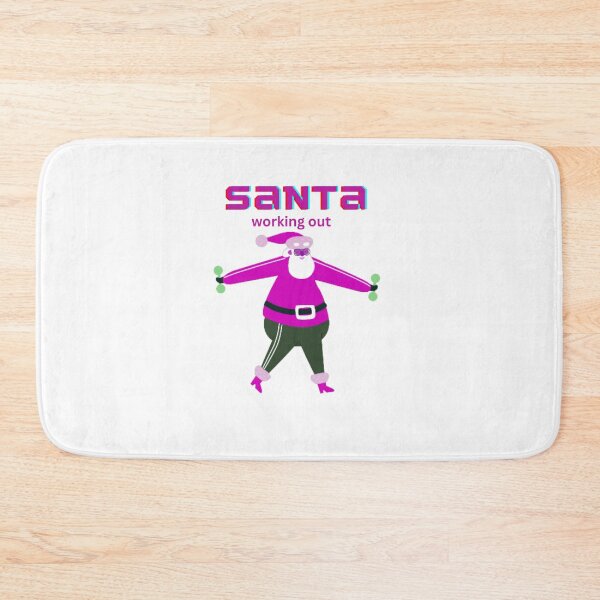 Item preview,     SANTA IS WORKING OUT designed and sold by marie1919.