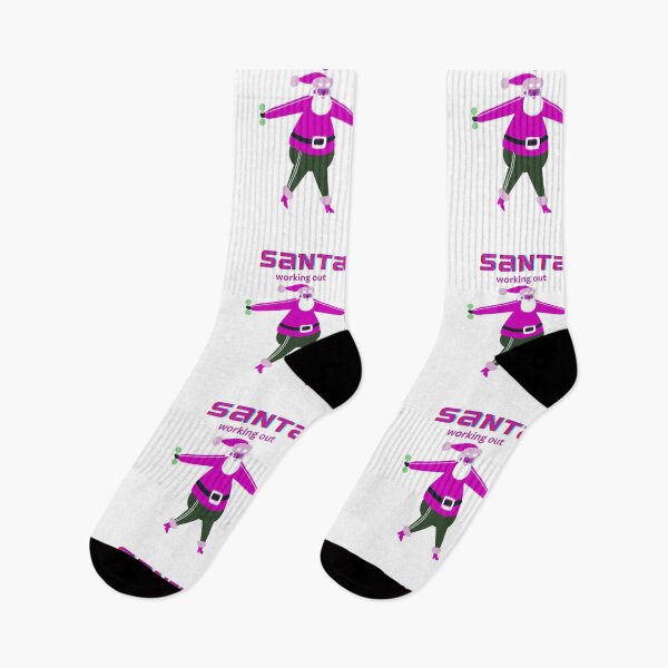 Item preview,     SANTA IS WORKING OUT designed and sold by marie1919.