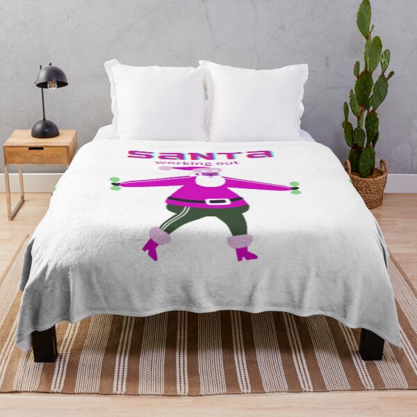 Item preview, SANTA IS WORKING OUT designed and sold by marie1919.