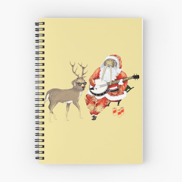 Item preview, Christmas Bluegrass by Santa and his dog, full colour designed and sold by Lisa Rotenberg.