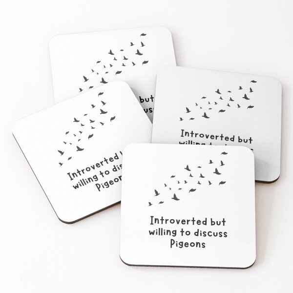 Item preview, Introverted But Willing To Discuss Pigeons, Willow Days designed and sold by avit1.