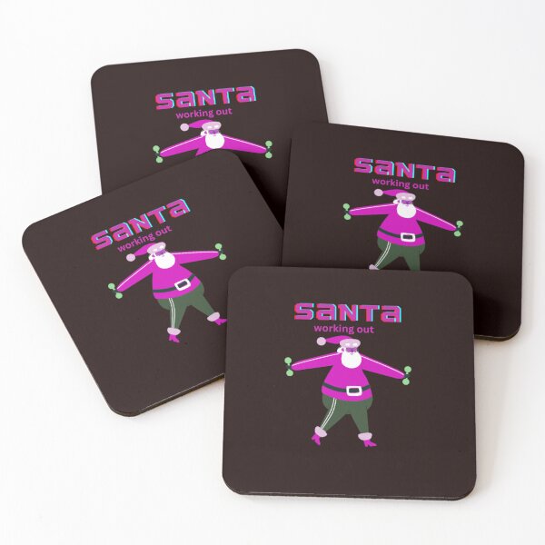 Item preview, PINK  SANTA IS WORKING OUT designed and sold by marie1919.