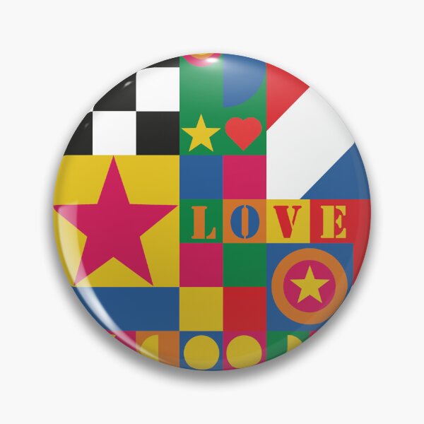 Item preview, Pop Art Geometric Pattern designed and sold by FuzzTonePrints.