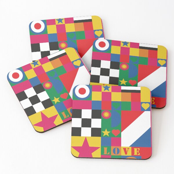 Item preview, Pop Art Geometric Pattern designed and sold by FuzzTonePrints.