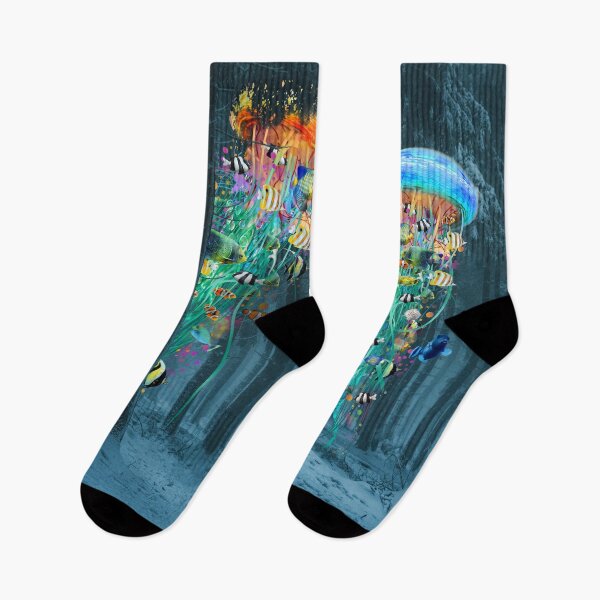 Item preview, A New Winter forest of Electric Jellyfish designed and sold by DavidLoblaw.