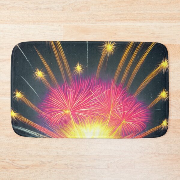 Item preview, Burst of Fireworks in pink and orange designed and sold by Aerialyn.