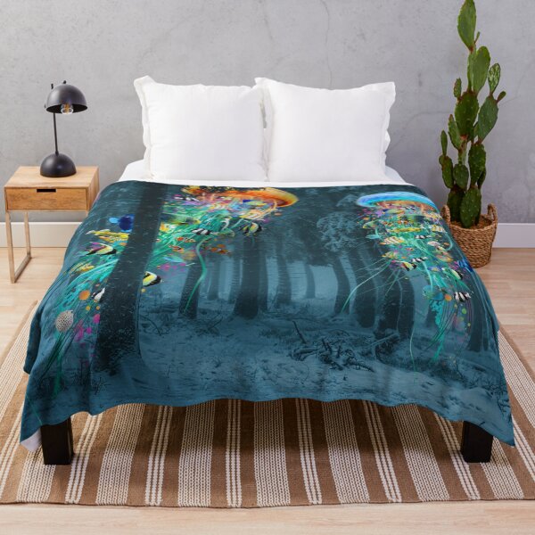 Item preview, A New Winter forest of Electric Jellyfish designed and sold by DavidLoblaw.
