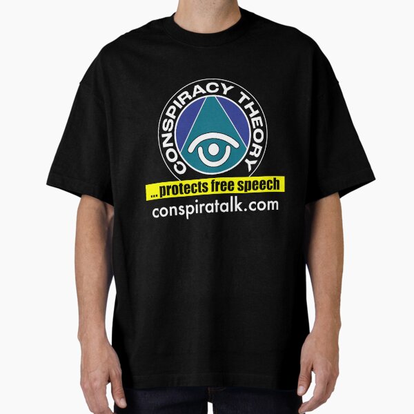 Conspiracy Theory is Free Speech Oversized T-Shirt