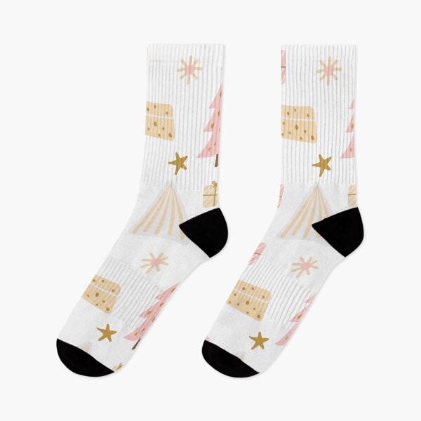 Artikelvorschau, Niedliches Boho-Design-Weihnachtsbaum- und Geschenkmuster entworfen und verkauft von ILLYL Creatives.