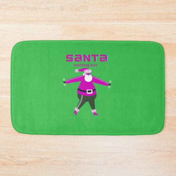 Item preview,  PINK  SANTA IS WORKING OUT designed and sold by marie1919.