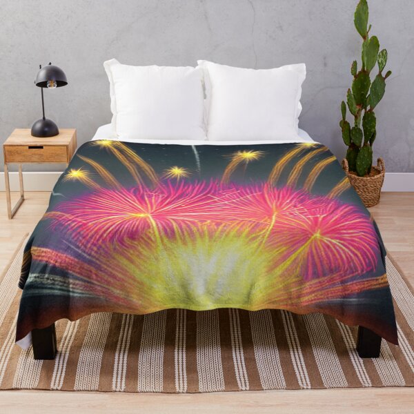 Item preview, Burst of Fireworks in pink and orange designed and sold by Aerialyn.