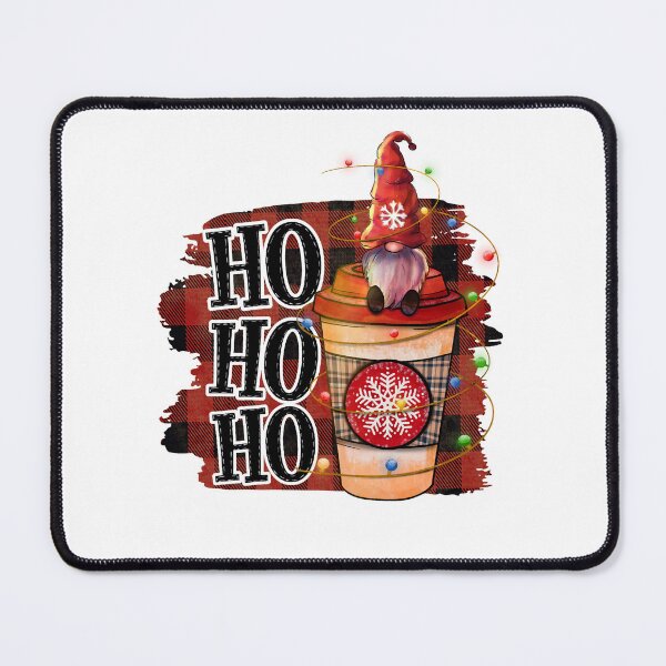 Item preview, Ho Ho Ho Latte Coffee Cup Gnome designed and sold by OrnamentallyYou.