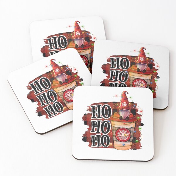 Item preview, Ho Ho Ho Latte Coffee Cup Gnome designed and sold by OrnamentallyYou.