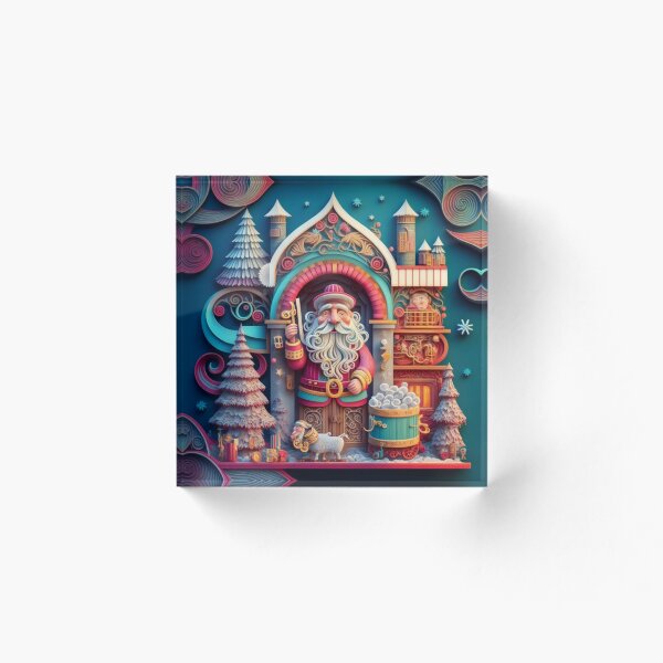 Artikelvorschau, Weihnachtsmann-Workshop entworfen und verkauft von MyArtonStuff.