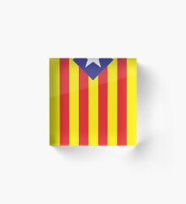 Catalunya: Catalan Independence Flag Acrylic Block