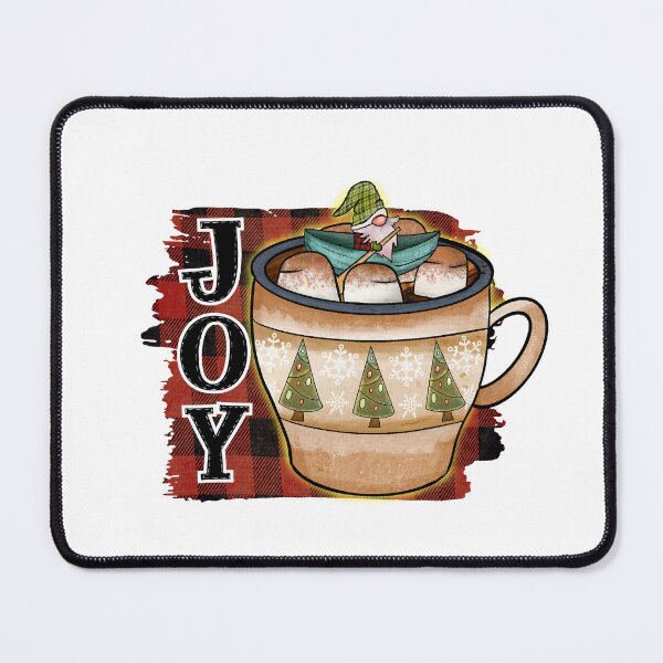 Item preview, Joy Hot Chocolate Cup with Gnome designed and sold by OrnamentallyYou.