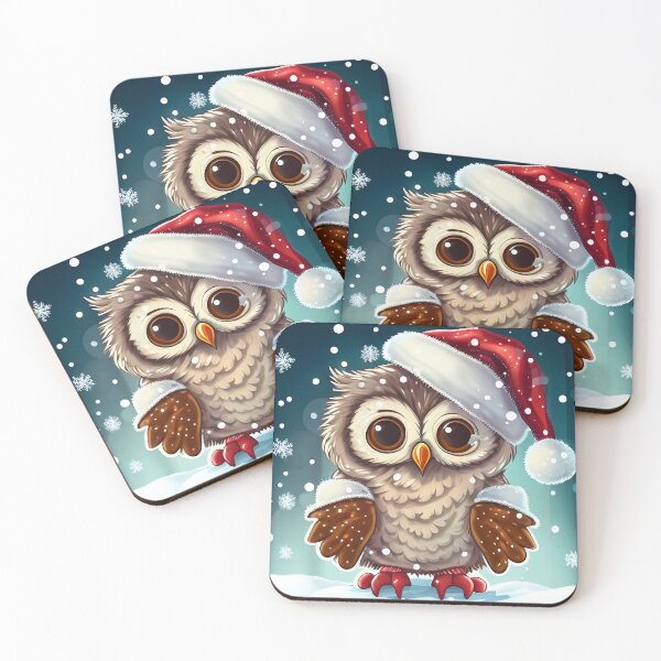 Item preview, Christmas Owl - XMAS Artwork  designed and sold by UniqueAIDesigns.
