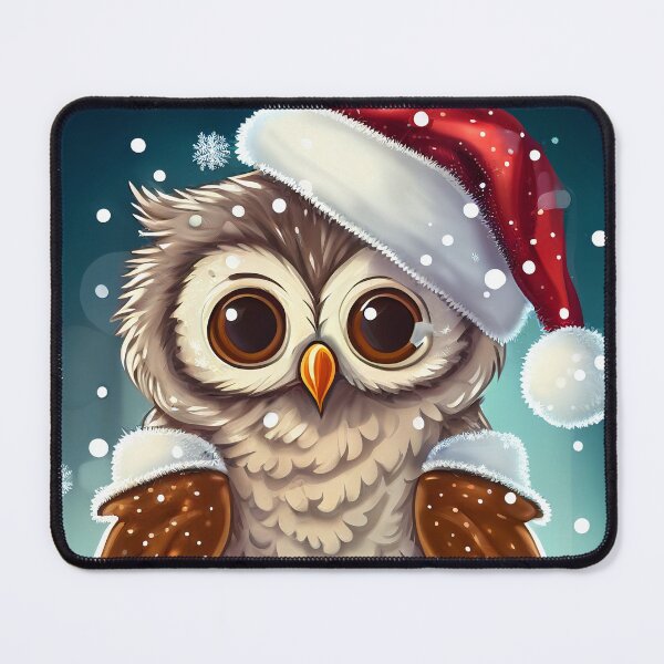 Item preview, Christmas Owl - XMAS Artwork designed and sold by UniqueAIDesigns.