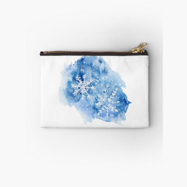 Item preview, Watercolor blue snowflake designed and sold by alisonsadler.