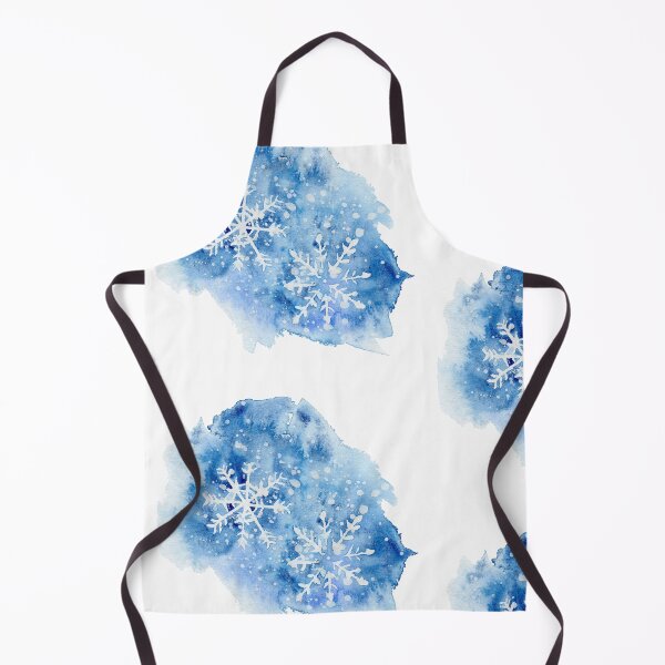 Item preview, Watercolor blue snowflake designed and sold by alisonsadler.