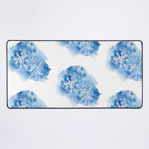 Item preview, Watercolor blue snowflake designed and sold by alisonsadler.