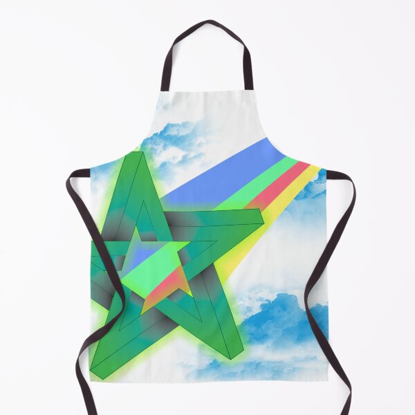 Item preview, The star that comes out of the rainbow from the clouds designed and sold by Bigrow.