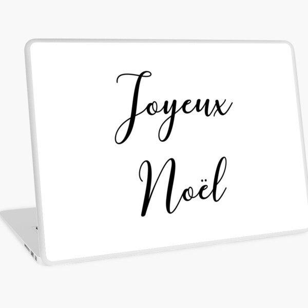 Joyeux Noël Laptop Skin