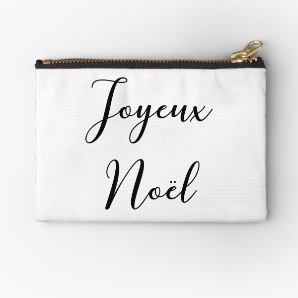 Joyeux Noël  Zipper Pouch