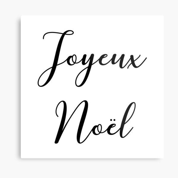 Joyeux Noël Metal Print
