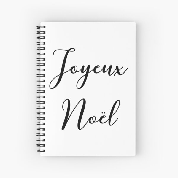 Joyeux Noël Spiral Notebook