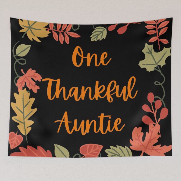 Item preview, One Thankful Auntie designed and sold by BlessedConcepts.