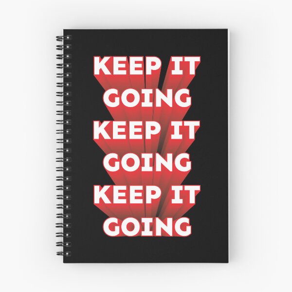 Item preview, Keep It Going repeated 3D text red white designed and sold by hockeng.