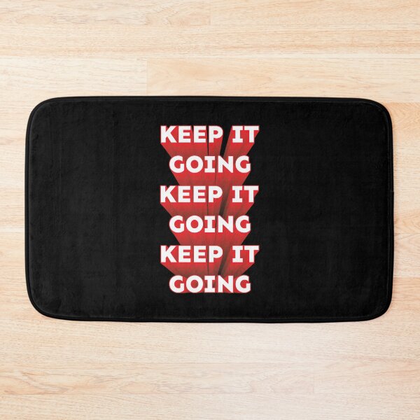 Item preview, Keep It Going repeated 3D text red white designed and sold by hockeng.