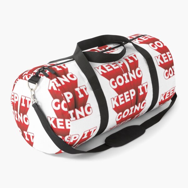 Item preview, Keep It Going repeated 3D text red white designed and sold by hockeng.