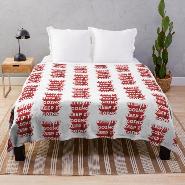 Item preview, Keep It Going repeated 3D text red white designed and sold by hockeng.