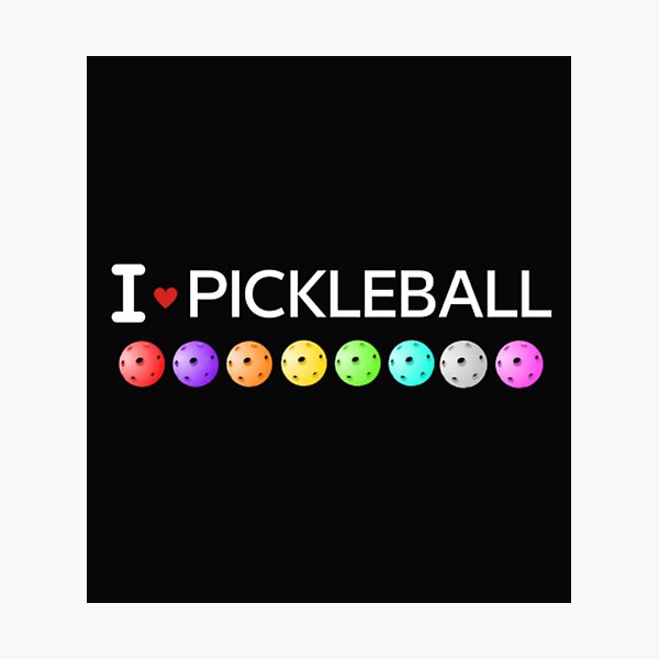 Item preview,  pickleball balls t-shirts , i love pickleball . designed and sold by shoula7art.