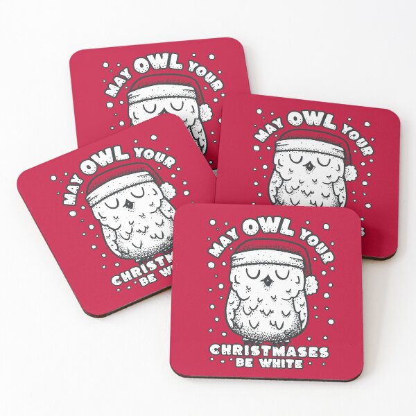 Item preview, Owl Christmas - May Owl Your Christmases Be White - Snowy Owl designed and sold by abowersock.