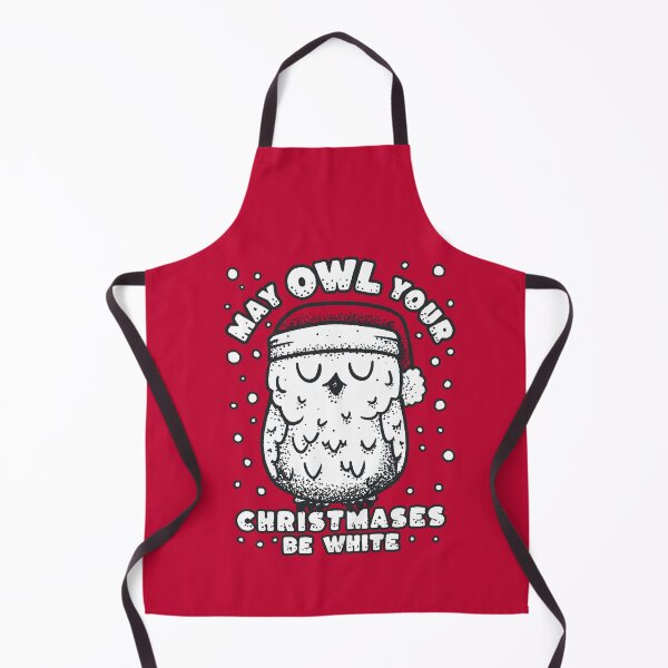 Item preview, Owl Christmas - May Owl Your Christmases Be White - Snowy Owl designed and sold by abowersock.