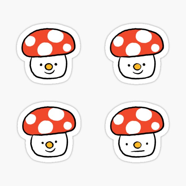 Little Happy Mushroom  Sticker